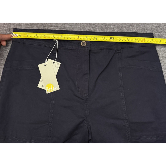 Boden Womens Pants Size 10 Navy Blue “British Style” Straight NWT - Picture 3 of 8